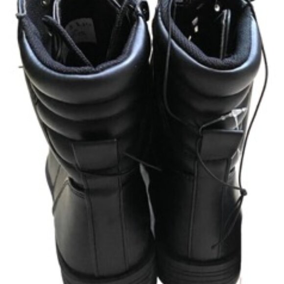 Olivia & Kate Leanna-22L Combat Women's Boots Black Size 6 - Picture 5 of 5